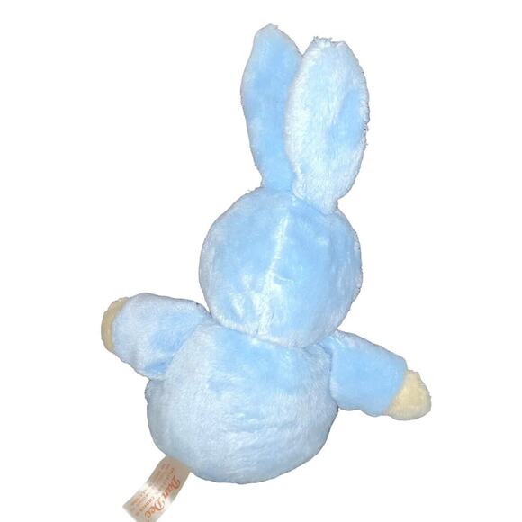 Dan Dee Plush Bunny Rabbit Stuffed Animal Baby Shower Gift Ribbon Nursery Blue - Picture 6 of 10